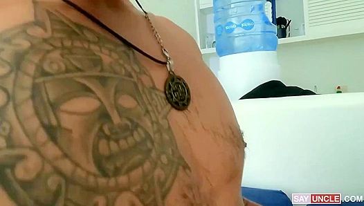 Latino Hotties Reward Each Other in a Steamy Threesome - Latin Leche