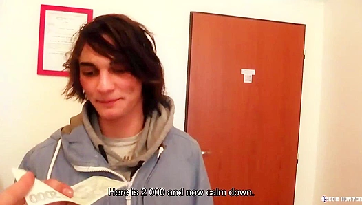 Pretty Boy's Long Hair Flows as He Gets Smashed – POV Czech Hunter