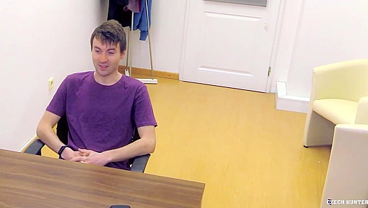 Dark-Haired Hottie Blows His Load During Filthy Anal Casting - Dirty Scout