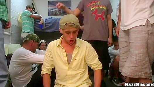 Incredible College Dudes Turned On for Hardcore Hazing Fun