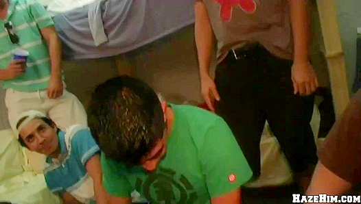 Incredible College Dudes Turned On for Hardcore Hazing Fun