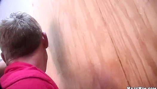 Straight Dudes Turn Gay in Glory Hole Hazing ~ Haze Him Hard
