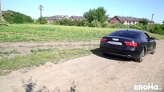Bareback Bonfire ~ Horny Amateurs Get Wild on the Side of the Road