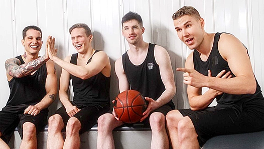 Jayce & Manny ~ Savage Anal Debut in HD Jizz Orgy