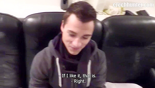 Subway Stud Gets Pounded ~ Deep Anal Gape with Czech Hunter