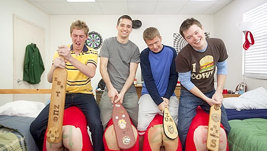 Frat Boys Go Hardcore ~ Hazing the Hottest Amateur Dudes