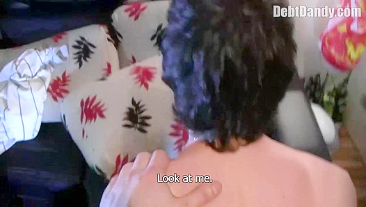 Indebted Hottie Takes a Huge Load on His Face - Debt Dandy