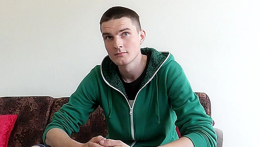 Pale Hottie Cums Hard with Dick in Ass - Debt Dandy