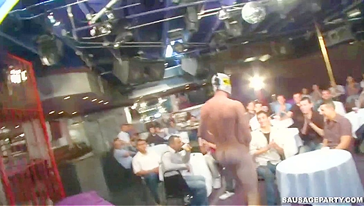 Hard Dick Dudes Greedily Play with Stripper's Sausage Delights