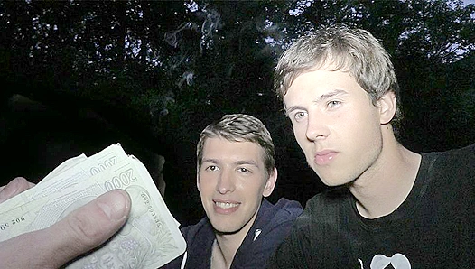 Two Hot Amateurs Suck & Fuck a Massive Cock - XXX Gay