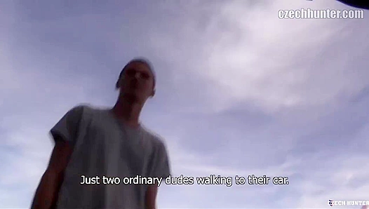 Czech Twink Takes Deep Ass Domination in Wild Czech Hunter Scene