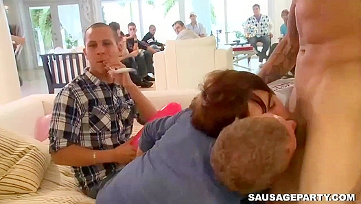 Saucy Latino Dudes Turn Up the Heat in a Cocksucking Frenzy