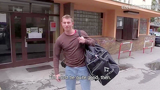 Czech Hunter ~ Submissive Blonde Gets Facialized