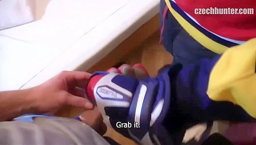 Czech Hunter ~ Submissive Blonde Gets Facialized