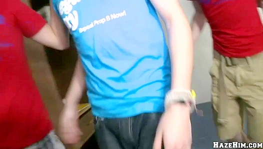Frat Bros Get Freaky ~ Amateur Gay Video Hazing