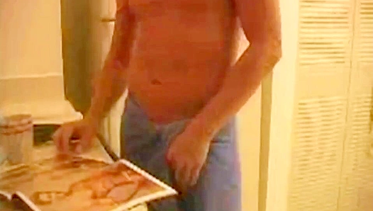 Chad Flexes His Thick Cock and Masturbates Hardcore - Hot Dudes Over 30