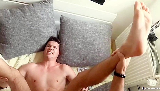 Two Super-Hot Studs Team Up for a Wild Czech Threesome - XXX Gay