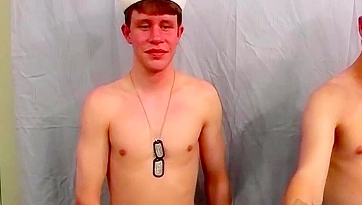 Sailor Boy Justin Craves Multiple Gay Orgasms