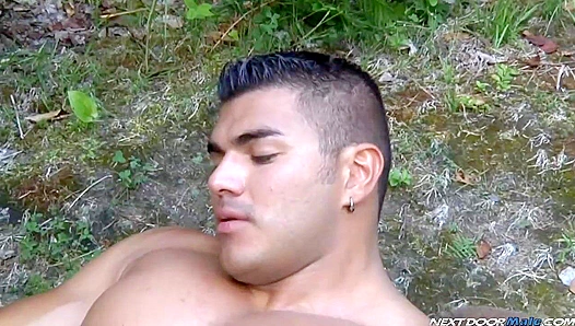 Diego's Pumped-Up Passion ~ Neighborly Cock Suction & Hard Cum