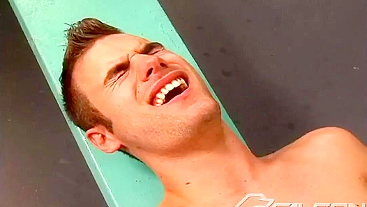 Tristan Jaxx Rears Ryan Wade in the Locker Room with Jackson Wild - Falcon Studio