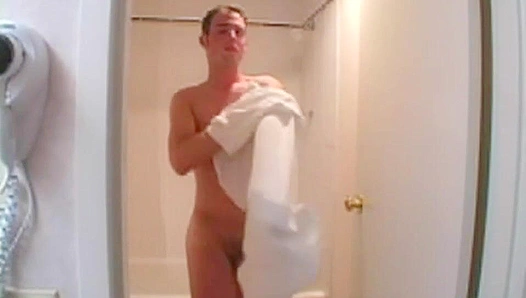 Nicholas Starr Jerks Off Playfully on the Bed - Boyz Party