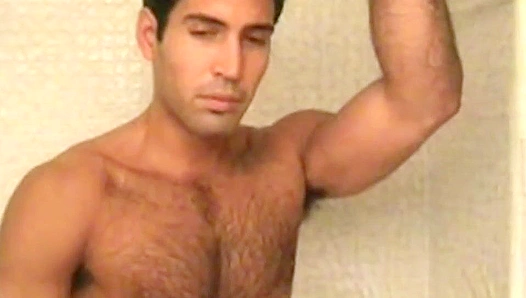 Hairy Stunner Antonio Fucks Hard with His Massive Cock