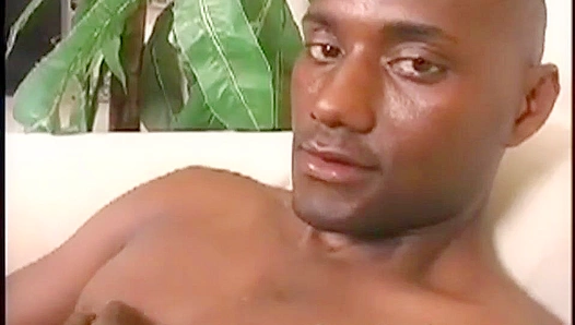 Hot Black Solo ~ Jacking His Massive Dick to New Heights