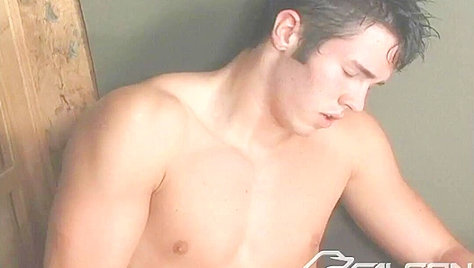 Clint Shows Off His Cock in the Shower - Falcon Studios