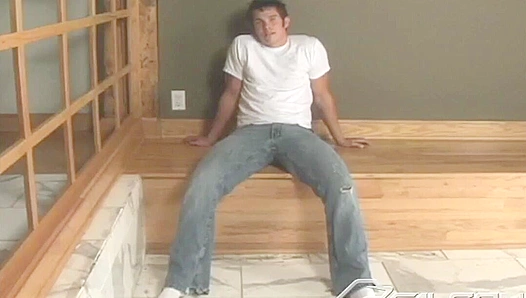 Clint Shows Off His Cock in the Shower - Falcon Studios