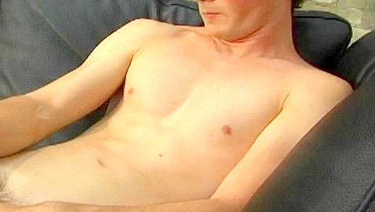 Angel-faced Caleb Strokes His Perfect Cock - Falcon Studios