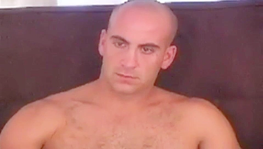 Mike's Massive Cock ~ Bald Alpha Strokes at Home