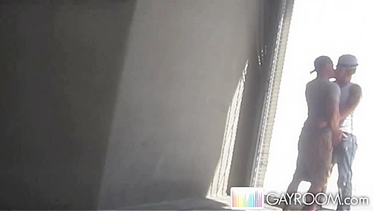 Hot Parking Lot Action ~ Two Horny Dudes Get Wild -Gayroom