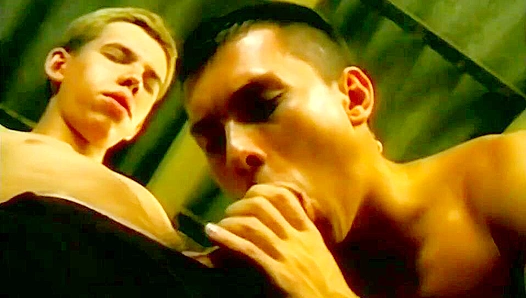 Barn Bash ~ Two Sweaty Brunette Hotties Fuck Hard