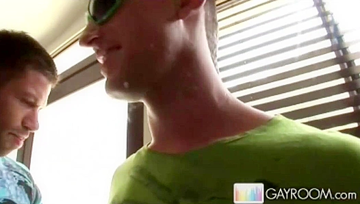 Cameron and Tristan Fill That Juicy Little Ass - Gay XXX