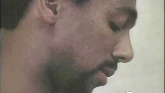 Vintage Interracial Passion Ends in Massive Cumshot - Falcon Studios