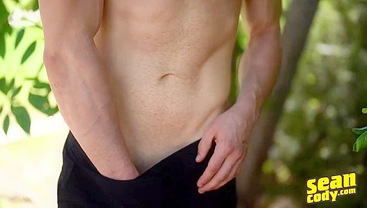 Cute Guy James in Sexy Glasses Blows Huge Load - Sean Cody