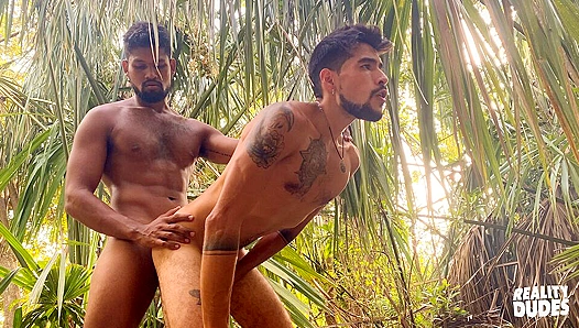 Hunky Benjamin and Damian Suck Each Other Silently in the Woods
