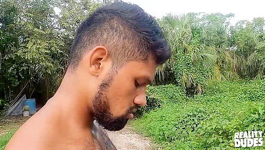 Hunky Benjamin and Damian Suck Each Other Silently in the Woods