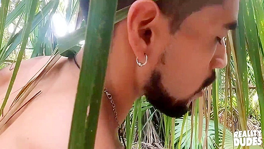 Hunky Benjamin and Damian Suck Each Other Silently in the Woods