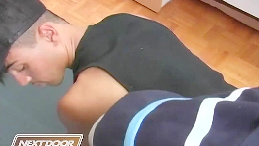 Shy Twink Gets Stretched by His Neighbor's Massive Black Cock - Nextdoor Originals