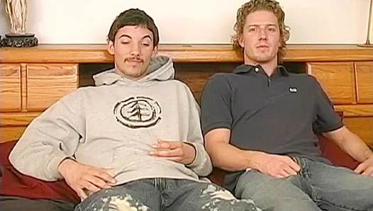 Blond Buddies Talk Dirty Before a Hot Circle Jerk Session
