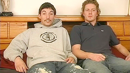 Blond Buddies Talk Dirty Before a Hot Circle Jerk Session