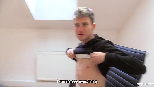 Blond Amateur Strips and Gets Fucked in POV - XXX Gay