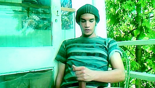 Tristan Jacks Off Outdoors for Your Pleasure - OurBoyFriends