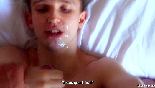 Cash-Hungry Czech Cutie Sells His Ass for Some Extra Dough