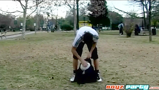 German Hunk Jerks Off in Kitchen - Boyz Party Heat