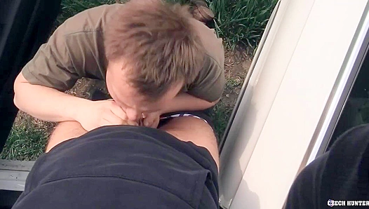 Tight-Cheeked Czech Dude Bounces Wildly on Dick in POV - XXX Gay