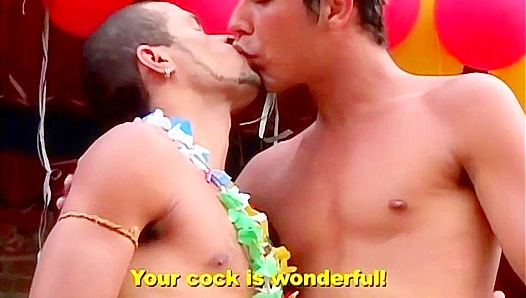 Latin Heat ~ Alex Morales & Andre Dumont Join Forces in Group Gay Porno Action