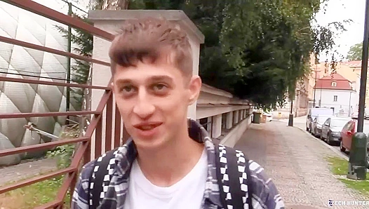 Hairy Hunk Gets Pounded by Czech Stud