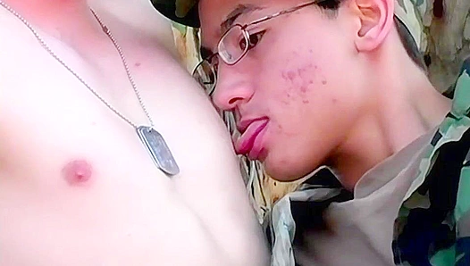 Uniformed Hunks Get Wild ~ Passionate Outdoor Anal Adventures